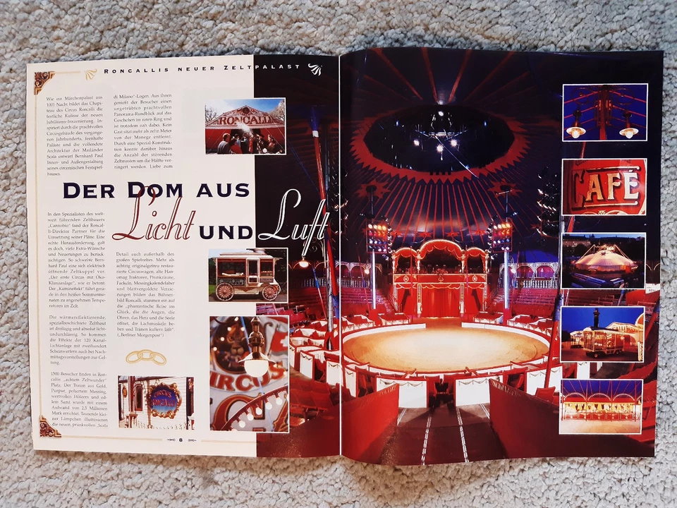 2 Werbebroschüren 20 Jahre Circus Roncalli 1996 - Bild 4 von 4