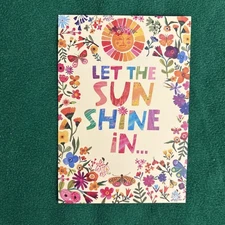 REDUCED-Leanin’ Tree Get Well Greeting Card “Let The Sun Shine In…”