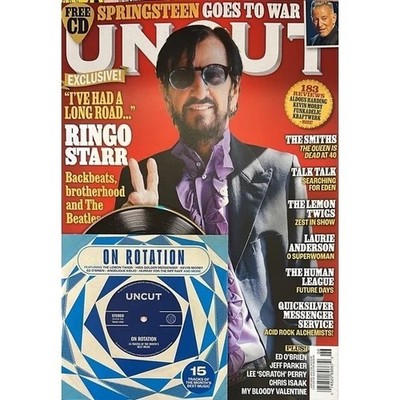 UNCUT MAGAZINE JUNE 2026 RINGO STARR - BRUCE SPRINGSTEEN Free CD  On Rotation 