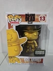 Funko Pop! 13 The Walking Dead Rick Grimes Gold Supply Drop Exclusive MISB New