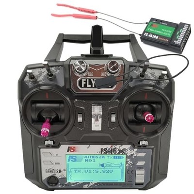 FS-i6X 10 Channels RC Transmitter and Receiver FS-iA10B 2.4GHz Fly AFHDS2A Sky 