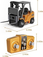 Nuovo 1/64 RC carrello elevatore giocattolo 7 canali 2 modalità mini telecomando USA spedizione gratuita