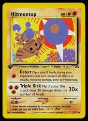 Hitmontop 22/75 Neo Discovery 1st Edition Rare