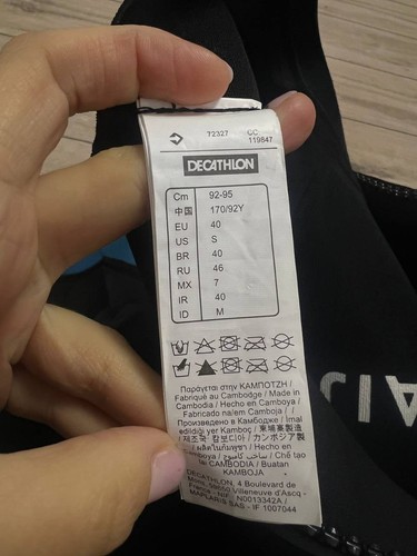 Women's Nabaiji OWSWim 2/2 Triathlon Open Water Swimming Wetsuit EUR 40 US S - Picture 6 of 9