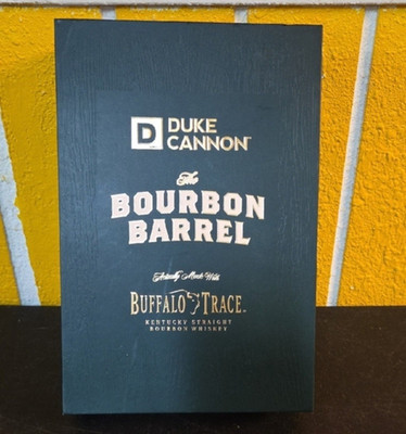 Duke Cannon Bourbon Barrel Oak Barrel Bar Soap 10oz + Solid Cologne 1.5oz +Bonus