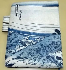 Used Hobonichi Techo Cover Katsushika Hokusai Mr. Fuji Cousin A5 Size