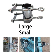 Fixed Bracket Patio Sunshade Umbrella Stand Clip for Deck Railing Courtyard