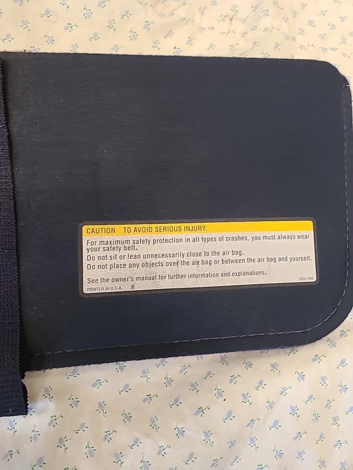 1995-1999 Silverado Sierra C1500 K1500 Sun Visors Sunvisors Blue - Image 3 of 4