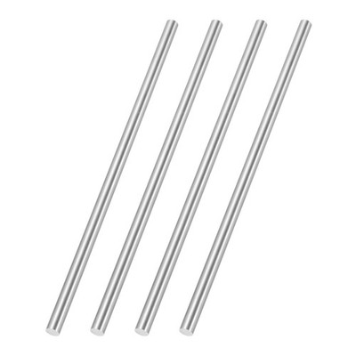 4 Pcs Round Steel Rod 5.5mm Diameter 100mm Long HSS Lathe Bar Stock Tool
