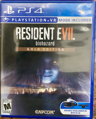 Resident Evil 7 biohazard Gold Edition PS4 VR Mode Survival Horror M 2017