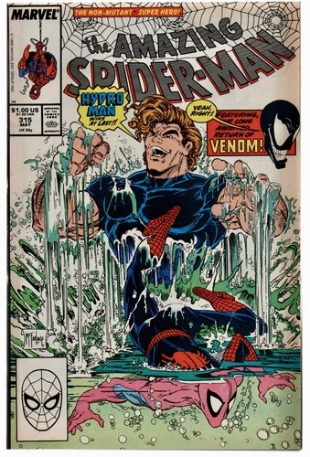 Amazing Spider-Man #315 1989 Newsstand 1st Cover 2nd App. Venom McFarlane VF-NM