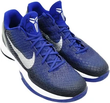 Kobe Bryant Dual Auto Black/Blue 2011-12 Nike Team Issued Kobe VI Shoes 14 PSA