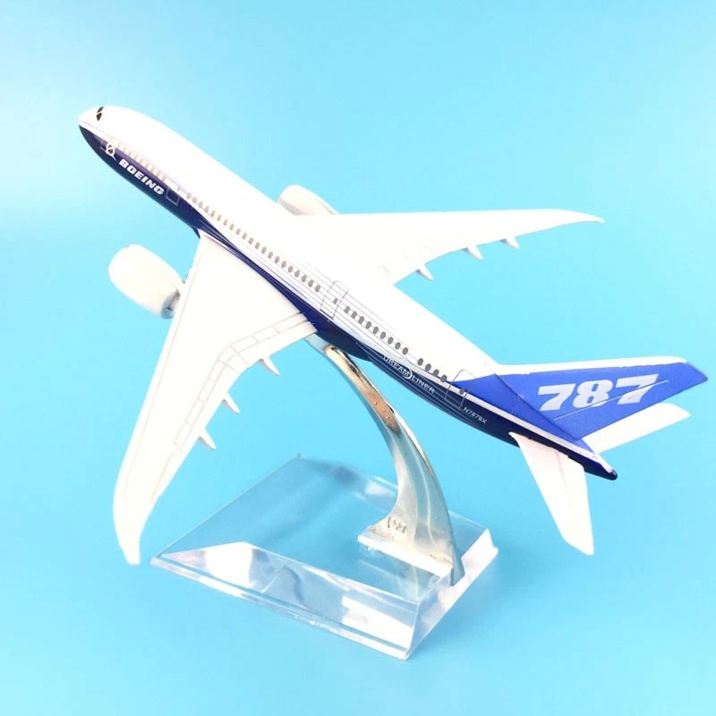 Modellino aereo pressofuso in lega 1:400 16 cm Boeing 787 Prototype ZA001... - Immagine 2 di 4