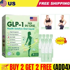 GLP-1 Six-in-One Health Solution Oral Liquld,one Bottle to Target It All US