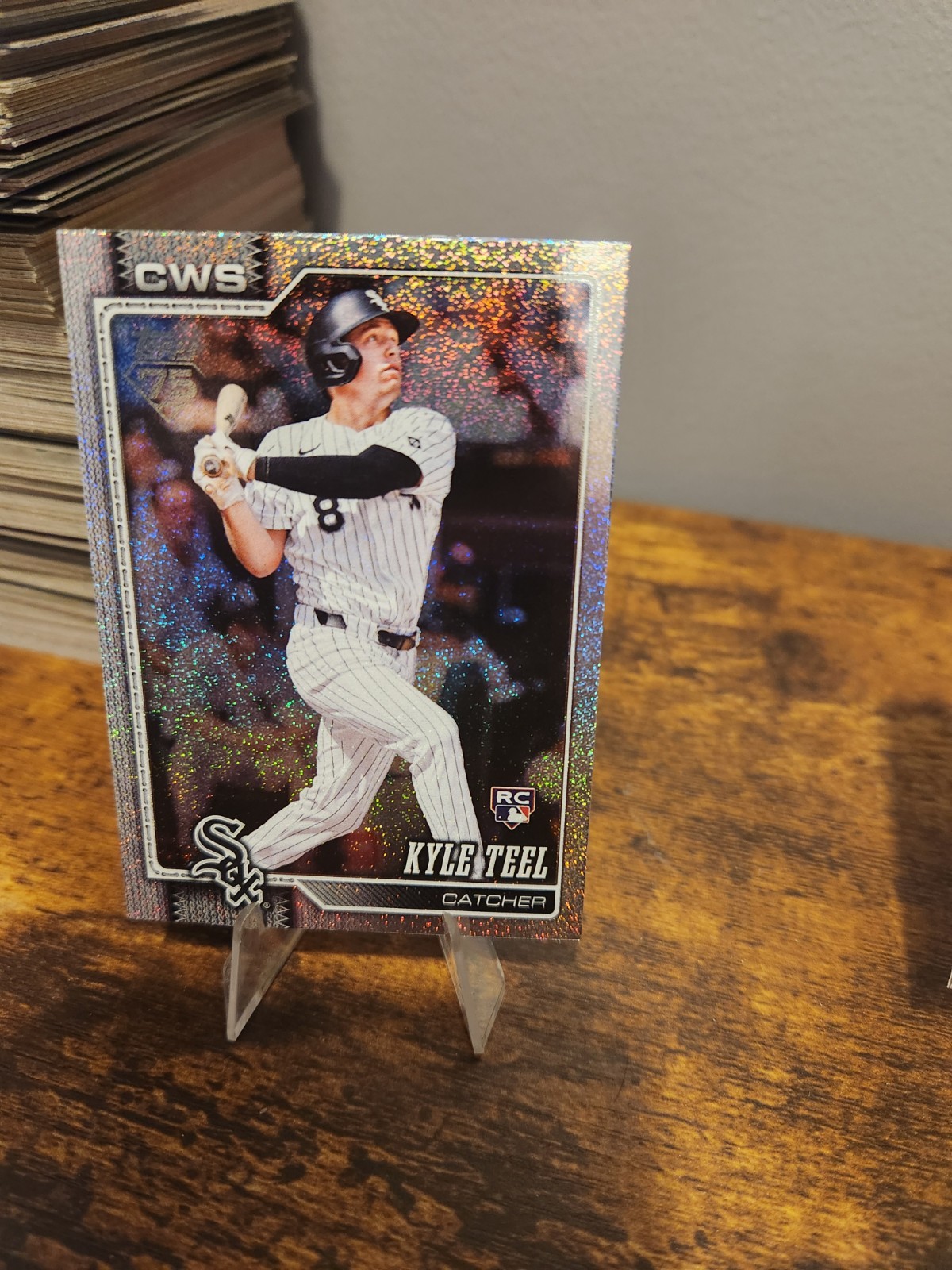 2026 Topps Kyle Teel RC #201 Sandglitter Foil Chicago White Sox