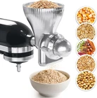 All Metal Grain Mill Attachment Fit for Kitchenaid Stand Mixer12 Levels Flour G