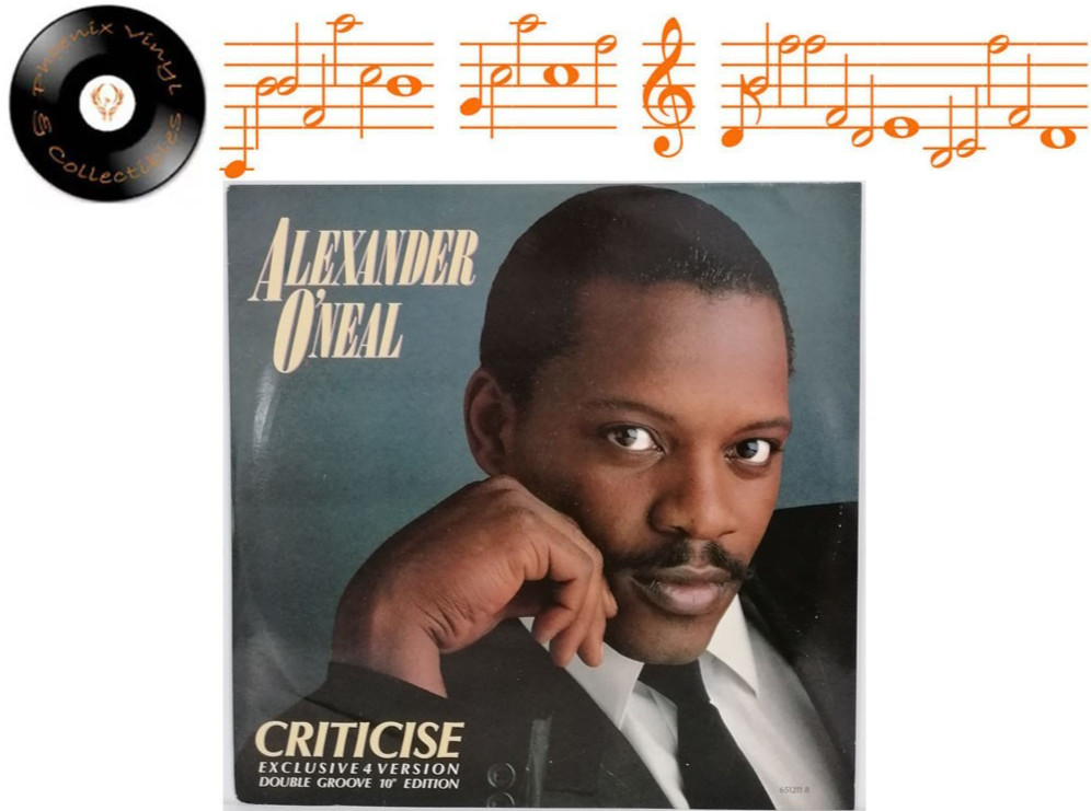 Alexander O'Neal Criticise 10” Single Double Groove Edition - EX