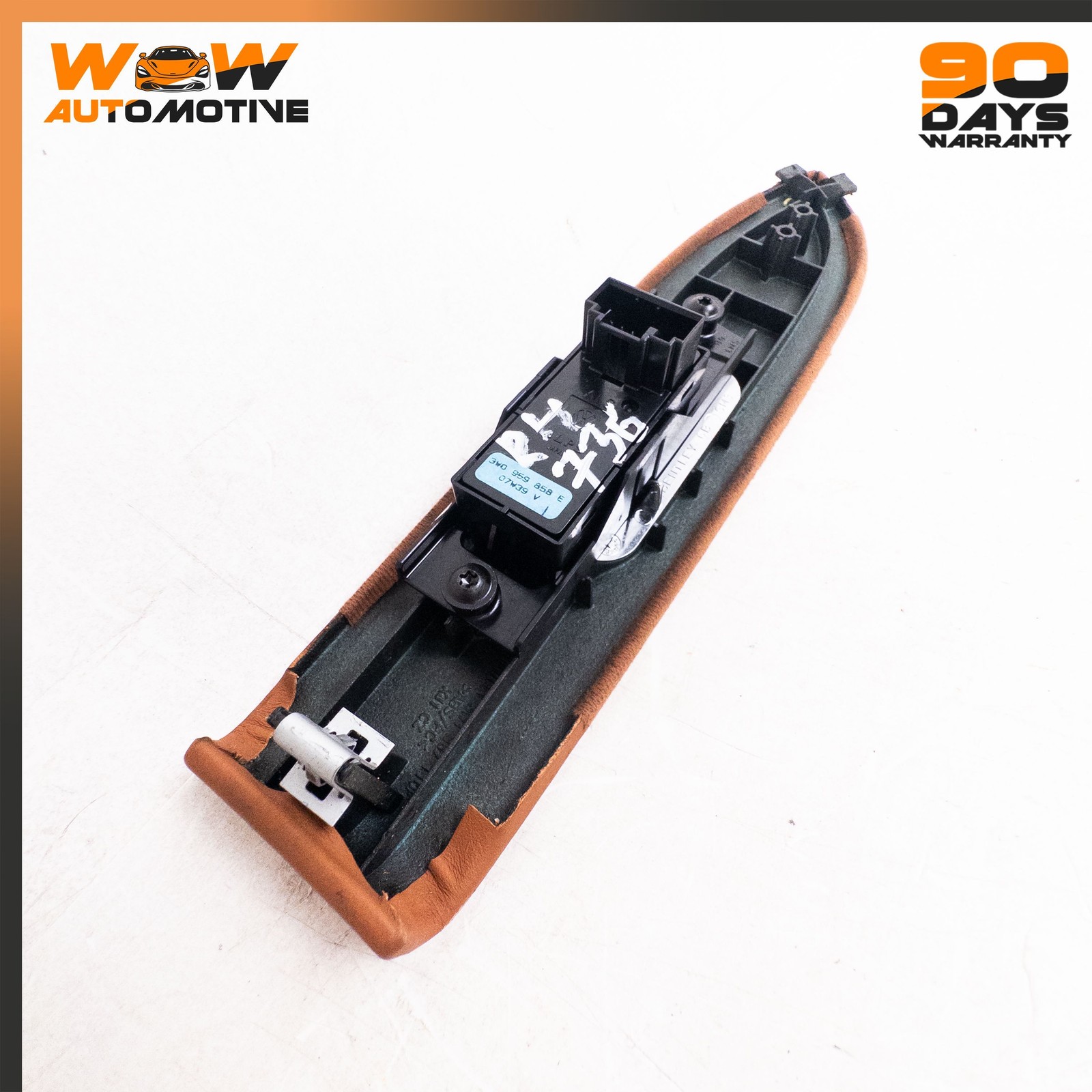 04-19 BENTLEY CONTINENTAL GTC FRONT RIGHT WINDOW REGULATOR SWITCH TRIM OEM