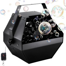 ATDAWN 1L High-Capacity Automatic Bubble Machine with 45ft Remote, Professional
