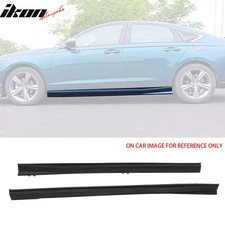 Fits 23-25 Honda Accord 11th Gen IKON Style PP Side Skirts Extension Panel Kit