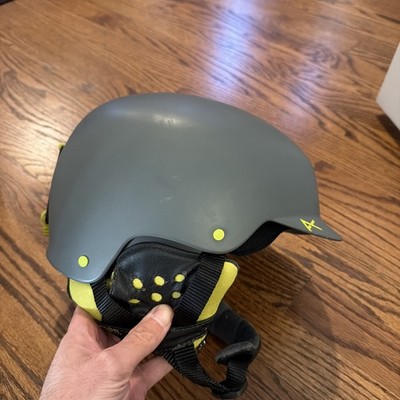 Anon Blitz Ski Snowboard Helmet Sz M Matte Grey Gray green