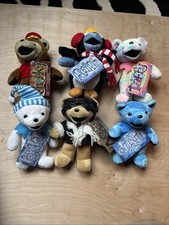 Grateful Dead Bean Bear Collection Series 11 Complete Set Liquid Blue w/tags