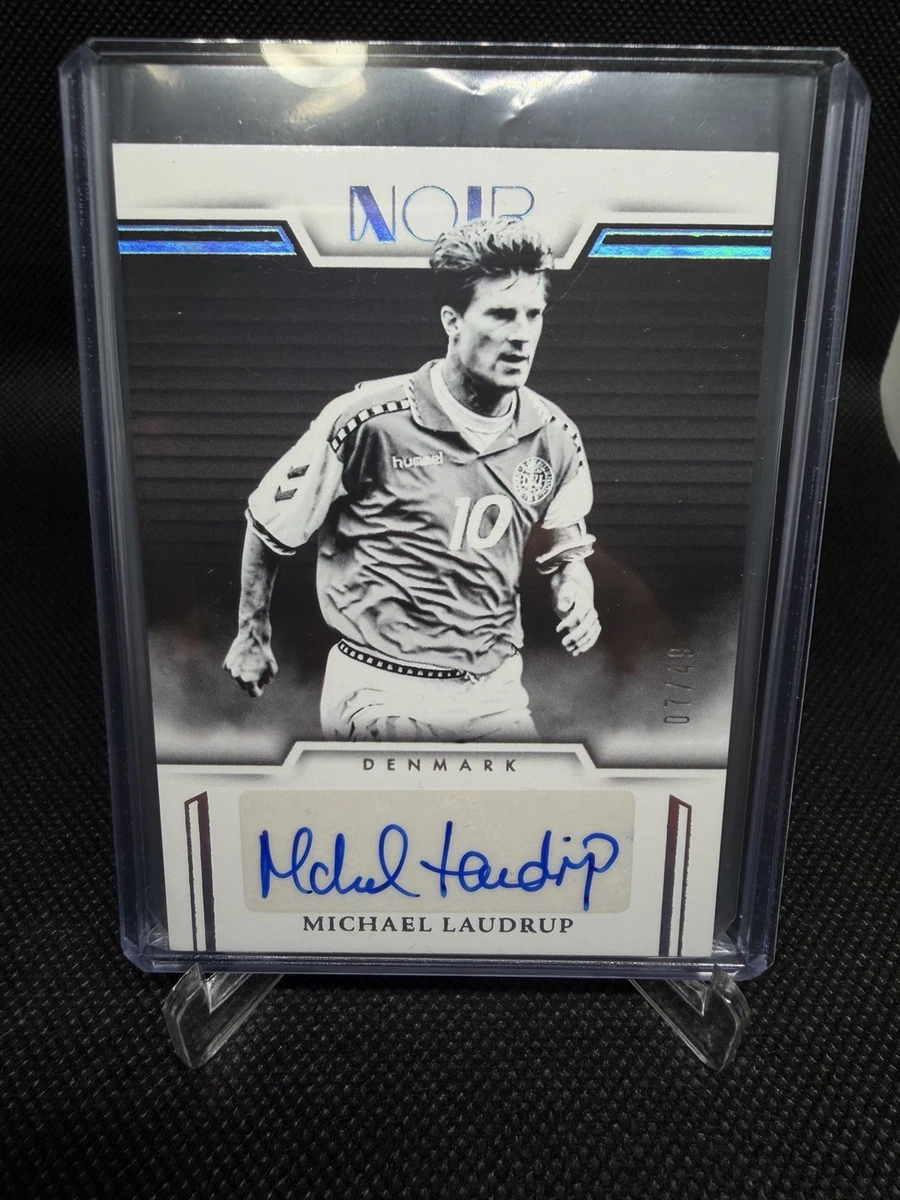 Michael Laudrup Autographed Soccer Sports Trading Cards