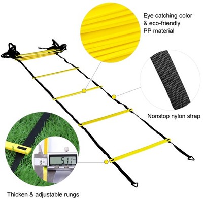 Speed Agility Training Kit Agility Ladder Football Ladder With 12-Rung With 12