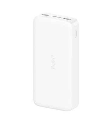 20000 Mah Redmi 18 W Charge Power Bank White