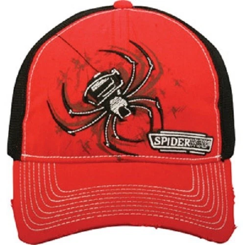 Spiderwire Logo Flex Fit Ball Cap Very Nice Mesh Back Summer New Size Medium