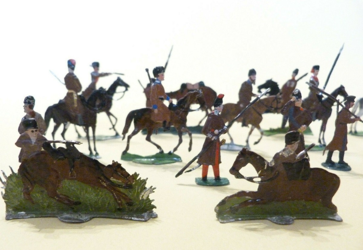 Plats d'étain - Zinnfiguren - Flat tin - Cavalerie russe 4