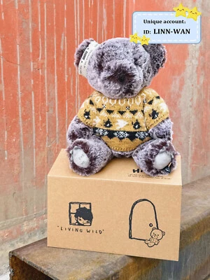 POP MART Rare Hirono Bear Plush Doll Figure Hot Toys Artist
