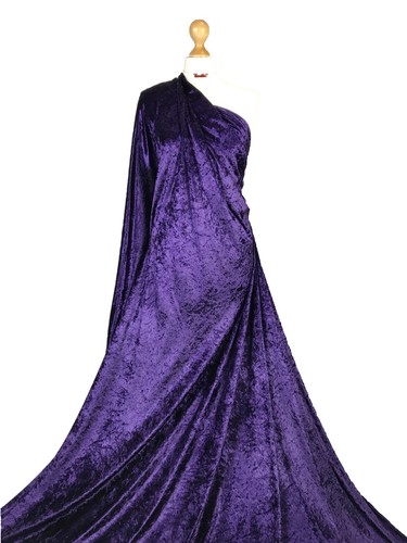 Crushed Velvet Stoff Premium Qualität mittelschwer 2 Wege Stretch Bastelmaterial - Bild 28 von 66