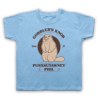 GROUNDHOG DAY GOBBLER'S KNOB PUNXSUTAWNEY PHIL THANKSGIVING WEIHNACHTEN KINDER T-SHIRT