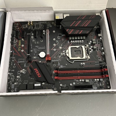 MSI MPG Z390 GAMING PLUS Motherboard ATX LGA1151 Intel (Bent Pins) Repair/parts