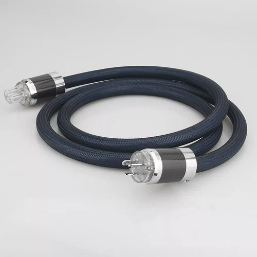 HIFI 8N Copper Audio Power Wire Gold Plated EU US Plug Power Cord for DVD CD AMP - Picture 9 of 18