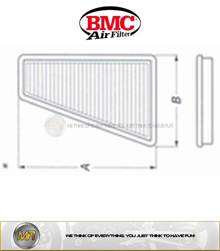 FILTRO ARIA SPORTIVO PER SEAT IBIZA IV 1.4 TDI 2005 2006 2007 BMC LAVABILE - Foto 2 di 2