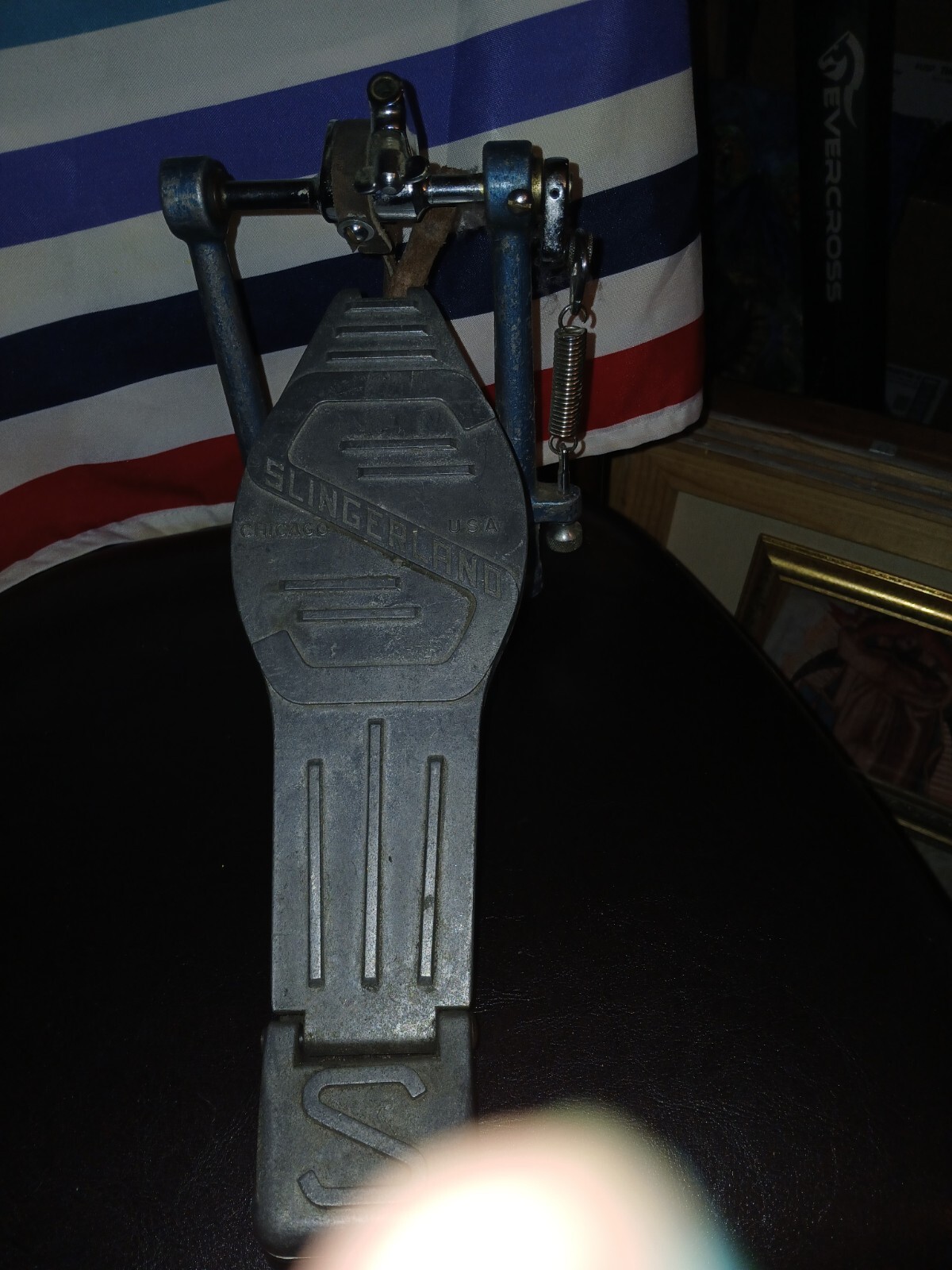 Slingerland Tempo King Bass Drum Kick Pedal Vintage 1960's