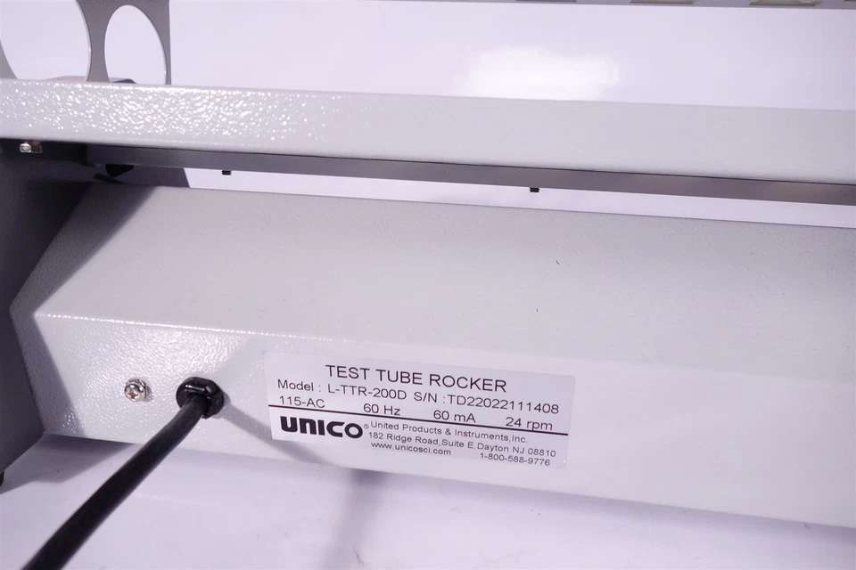 Unico L-TTR200D Test Tube Rocker Mixer 30 tubes vials with PAUSE button 110V - Image 3 of 3