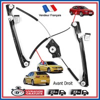 Fensterheber Mechanismus Vorne Rechts Passagier FüR Seat Leon = 1M0837462A