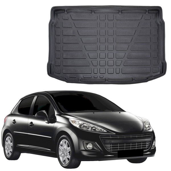 Kofferraumwanne Laderaumwanne FüR Peugeot 207 2006-2012 SchräGheck Antirutsch-image