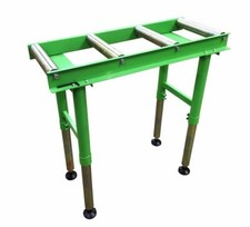 Heavy Duty Roller Conveyor Table 1 Metre Holds 800Kg 4 Rollers Adjustable