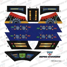 Vintage Masters of the Universe Blaster Hawk Sticker Set- Pre-Cut