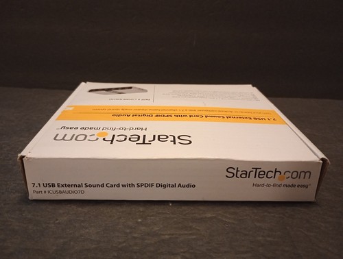 StarTech.com 7.1 USB External Sound Card for Laptop with SPDIF, ICUSBAUDIO7D - Zdjęcie 17 z 17