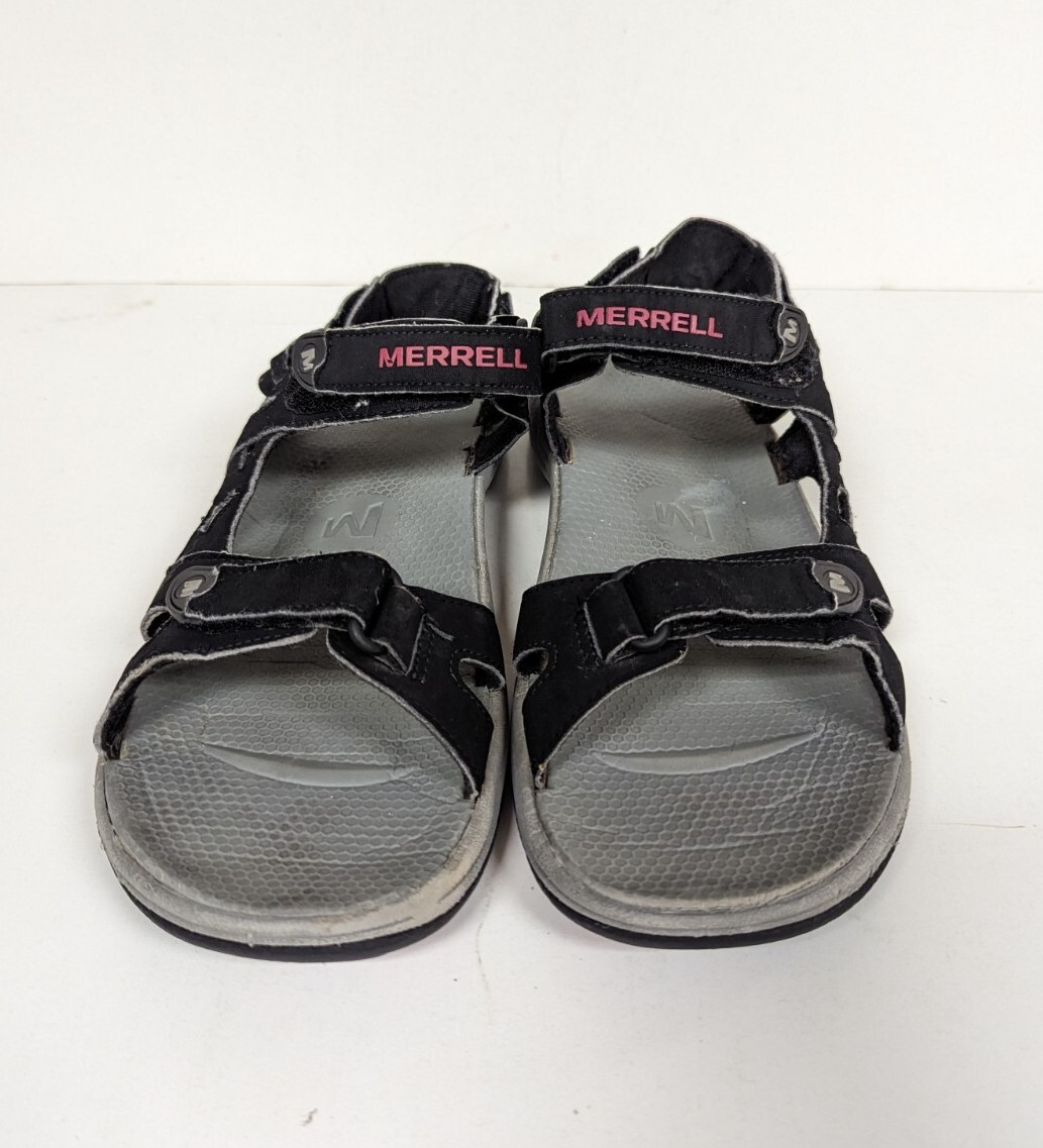 Sandali sportivi da trekking convertibili Merrell Cedrus neri rosa da donna taglia 11