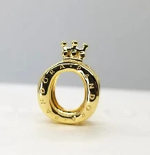Authentic Pandora  SHINE Crown O Bead moments Christmas Charm