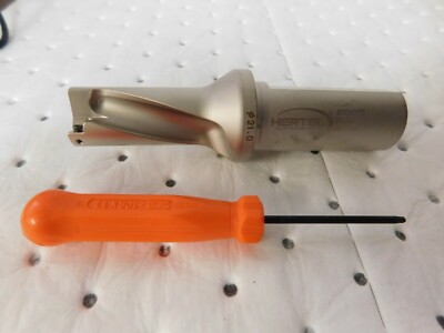 Hertel 1.6535'' Max Drill Depth 2xD 0.8268'' Diam Indexable Insert Drill 39270285