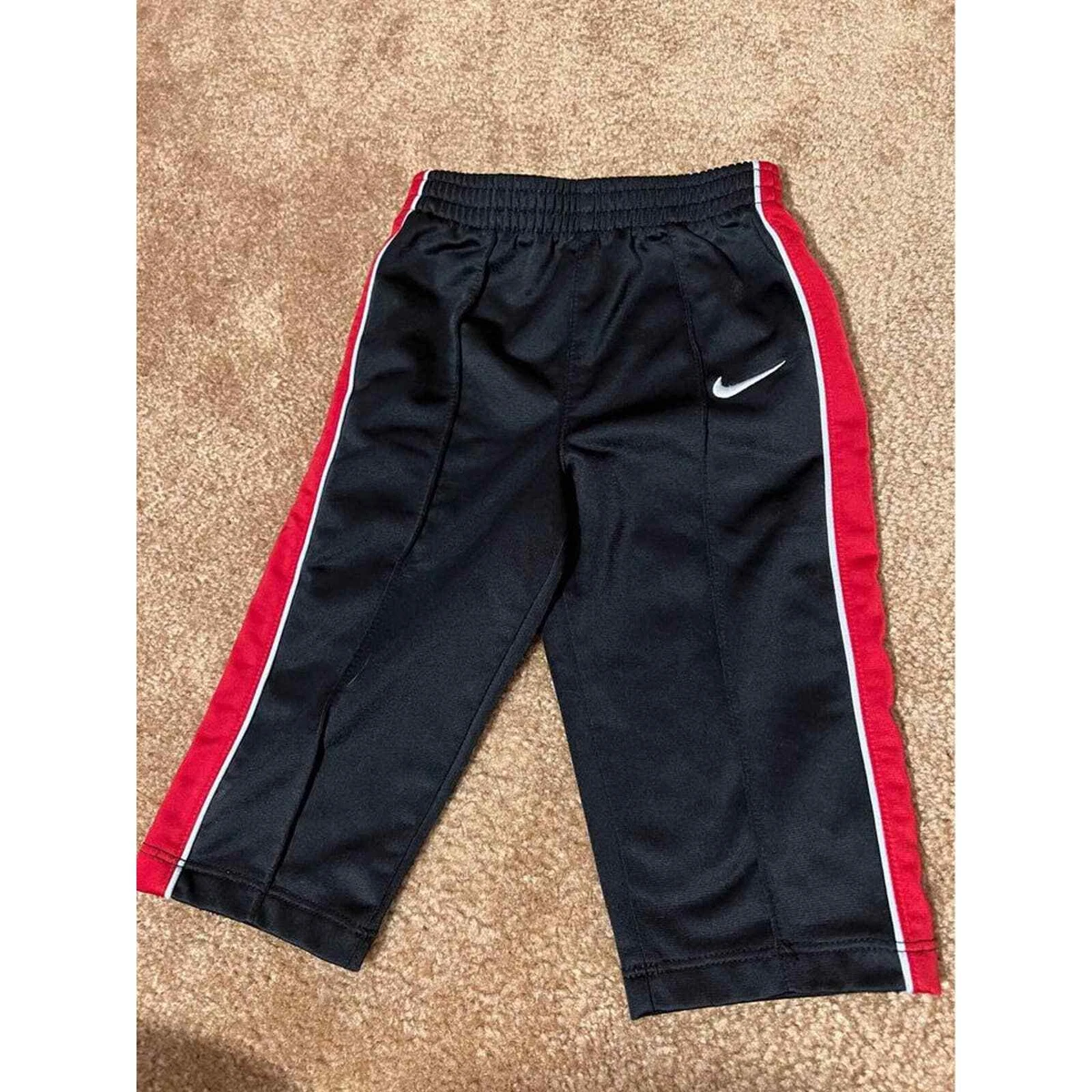 Nike Baby Boy Black Red Sweat Pants Sz 12m eBay