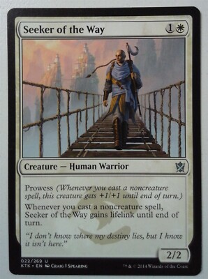 Seeker of the Way *PLAYSET* Magic MtG x4 Khans of Tarkir SP