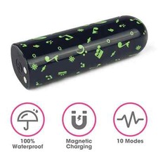 MUSIC MASSAGER, Mini Vibrator, G-Punkt Stimulator, 10 Funktionen, für Klitoris